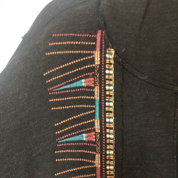 Miss Me Casual Front Zip Hoodie Jacket Bright Embroidered Accents Short Zipper - Picture 5 of 10